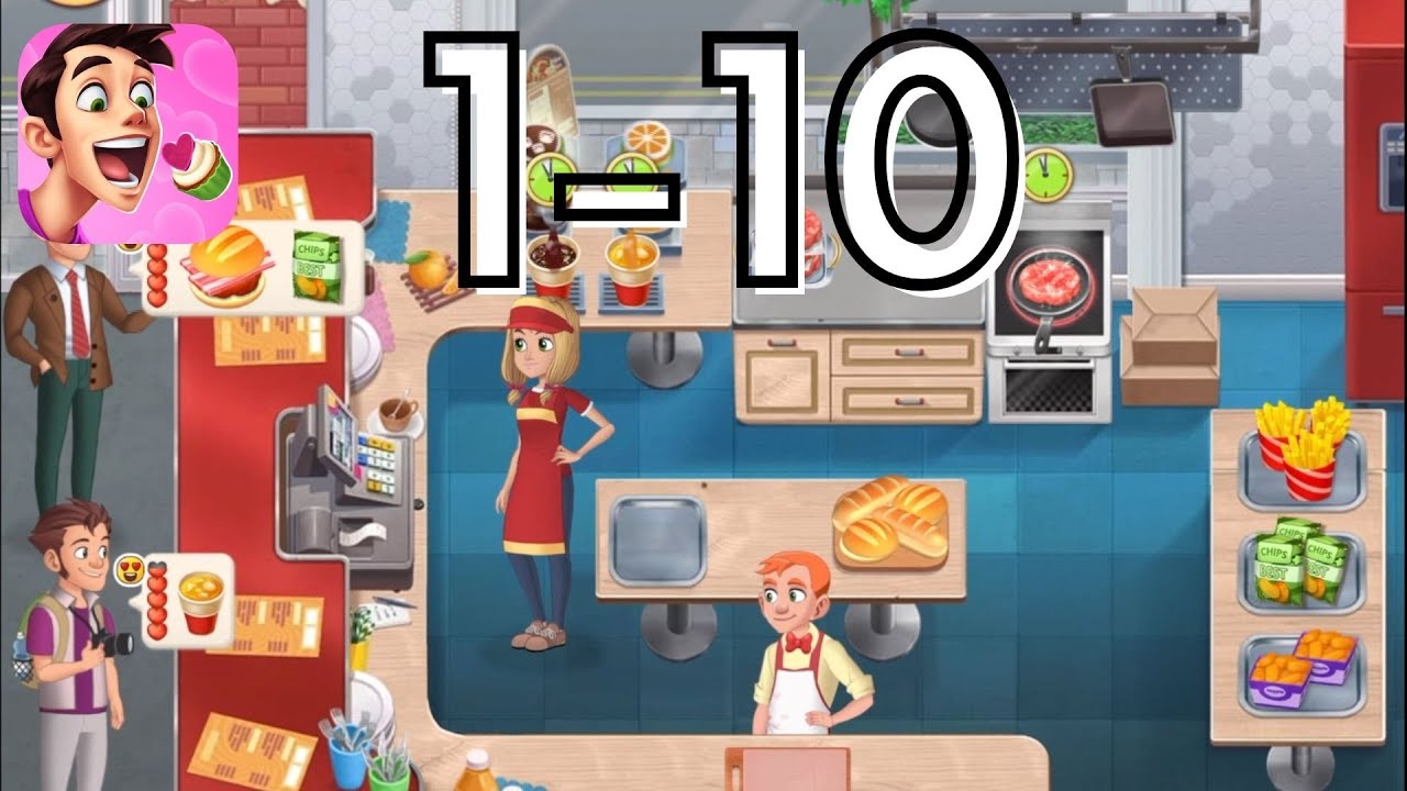 Cooking Diary Restaurant Game 🍔 Levels 1-10 🍟 Gameplay (iOS/Android)