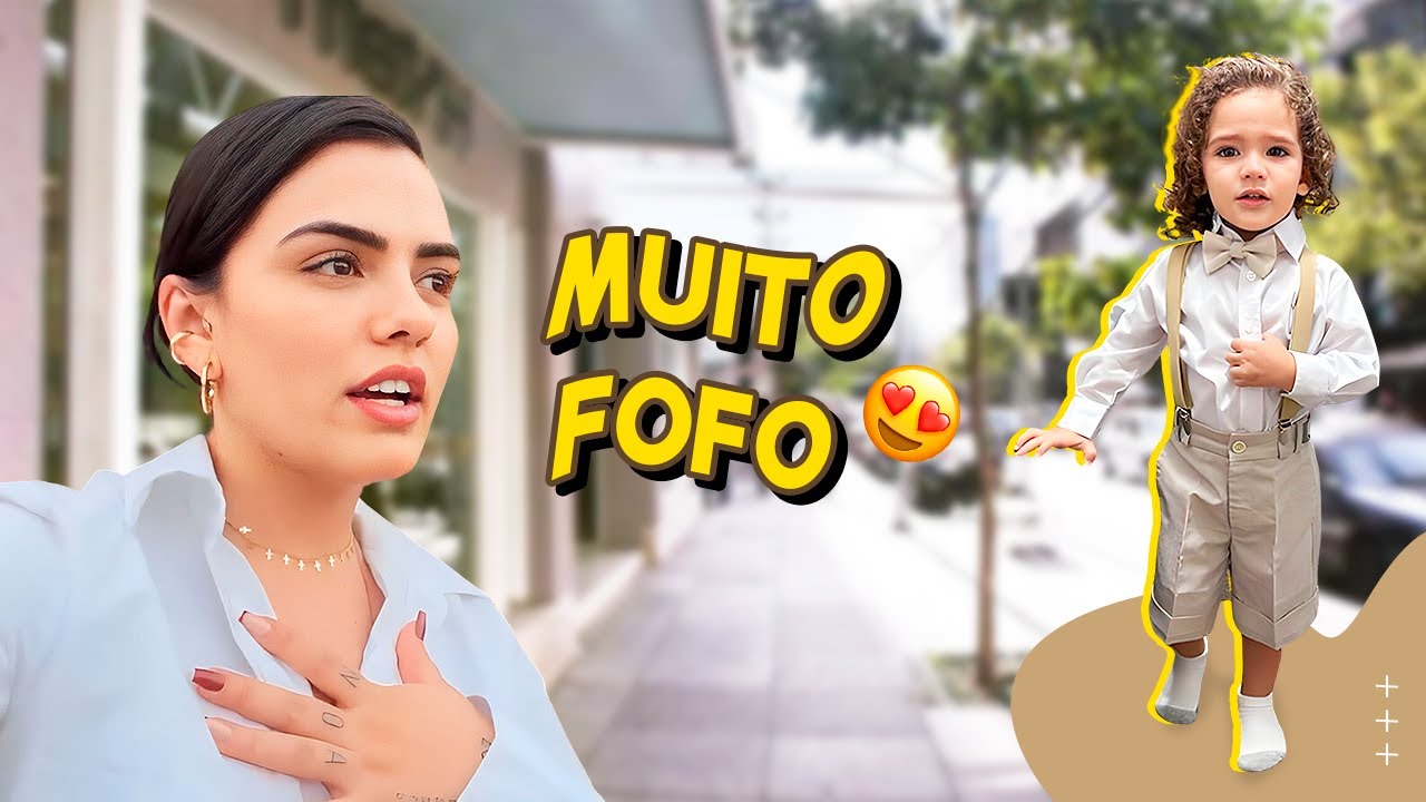 O NOAH VAI SER PAJEM DE UM CASAMENTO! 😍