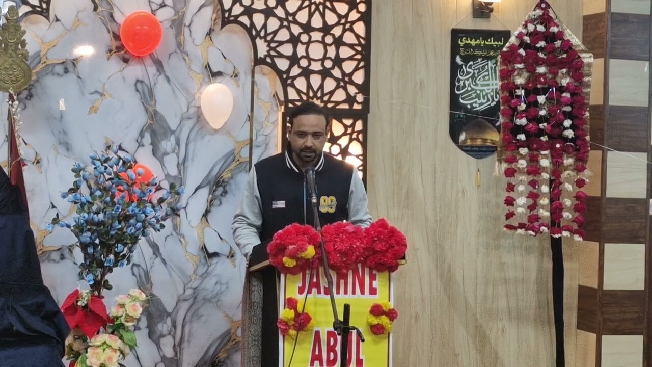JANAB NASIR SAHAB | JASHN E ABUL FAZLIL Abbas (A.S.)| BARGAH E SANI E ZEHRA (S.A )