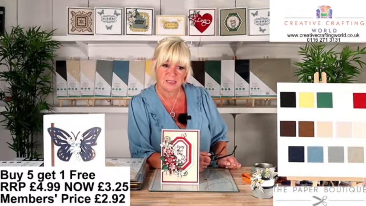 #12 CCW Live Show - Linen Effect Card - Elevenses with Hels