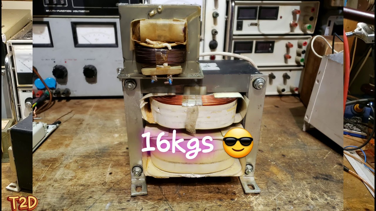 Ballasting transformers for current limiting and running at higher voltage 👍👍