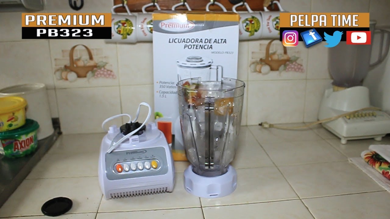 Premium juice blender unboxing and review MODELO PB323
