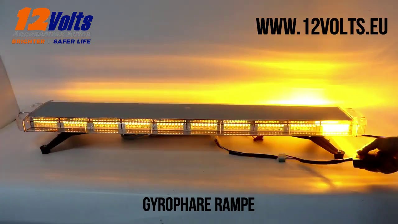 12volts gyrophare rampe