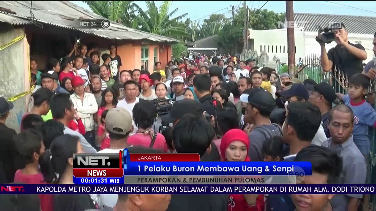 Satu Pelaku Buron Membawa Uang & Senjata Api - NET 24