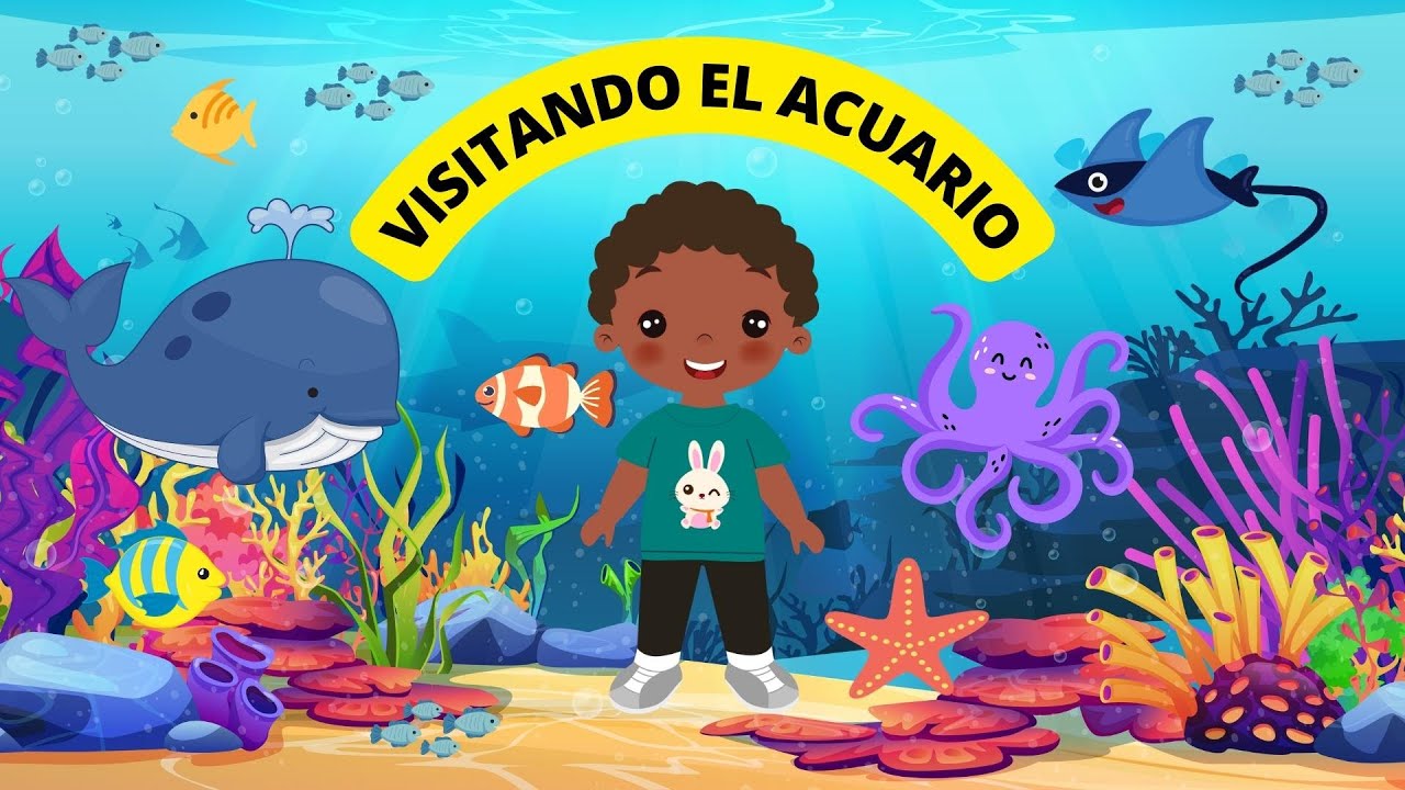 Cuentos infantiles - Cuento sobre los animales marinos - Visitando el acuario.