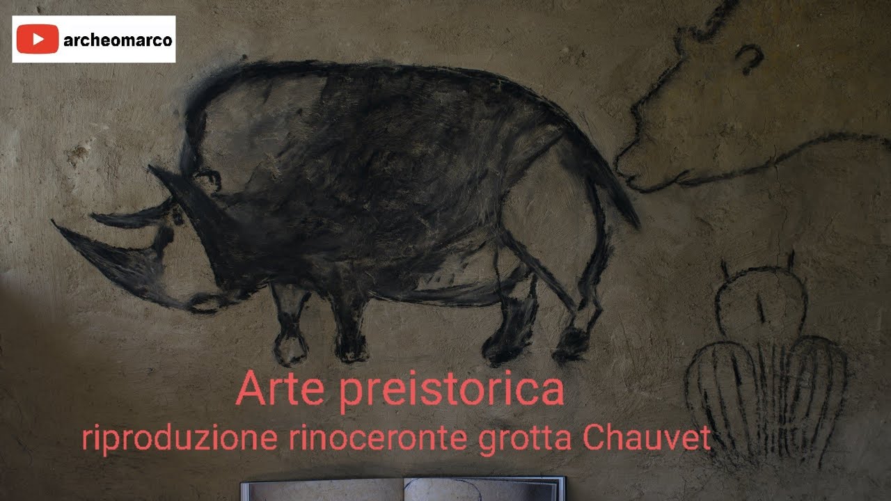 Arte preistorica, rinoceronte grotta Chauvet