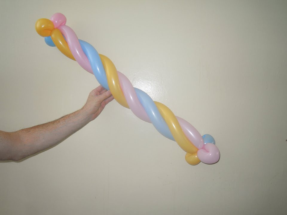 Balloon pole. How to make balloon arch. Balloon candy bar