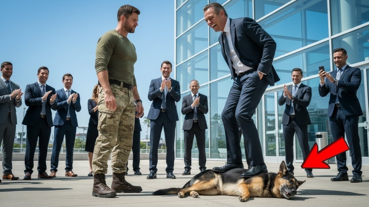 Un Navy SEAL era el dueño del perro que el arrogante CEO pisoteó sin piedad. ¡Error fatal!