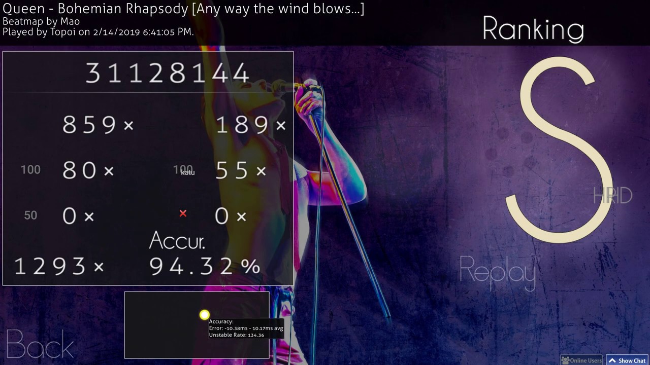 osu! | Queen - Bohemian Rhapsody +HDHR #1