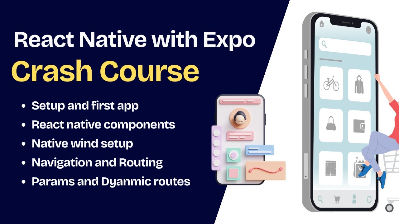 React Native with Expo Crash Course : Build Your First App!