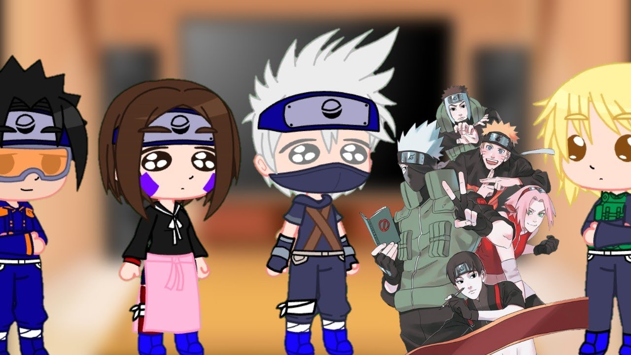 🇧🇷🇪🇸🇺🇸Time Minato react a team 7(Naruto)/GCRV\[GC]