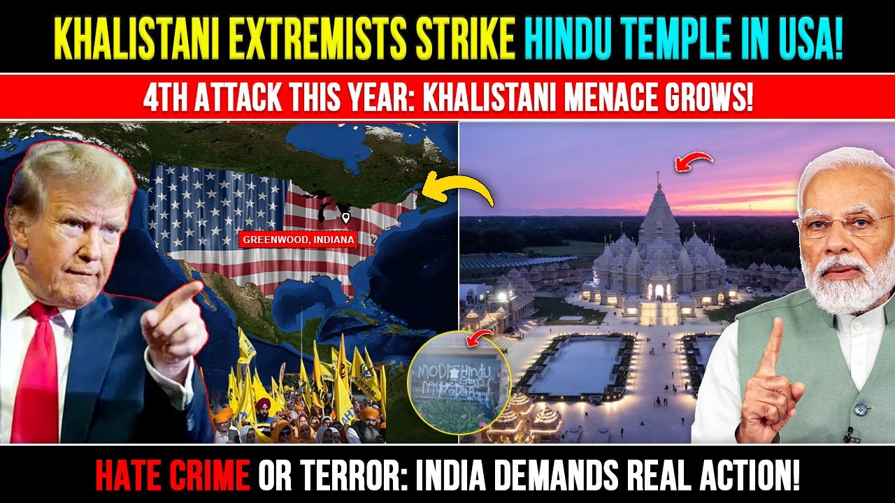 India US Relations at RISK After Khalistani Hindu Temple Attack | India-US Ties | Inconnect News
