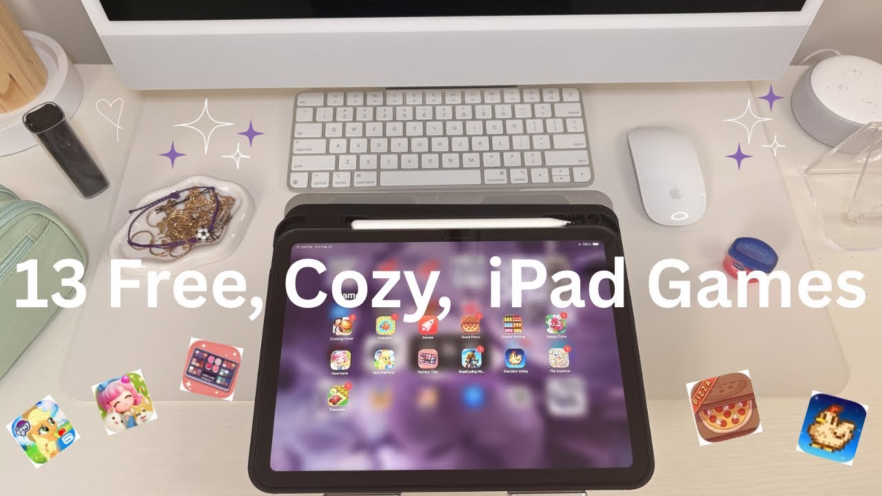 13 cozy iPad games 🐰☁️| free & relaxing *you need to play** ✨