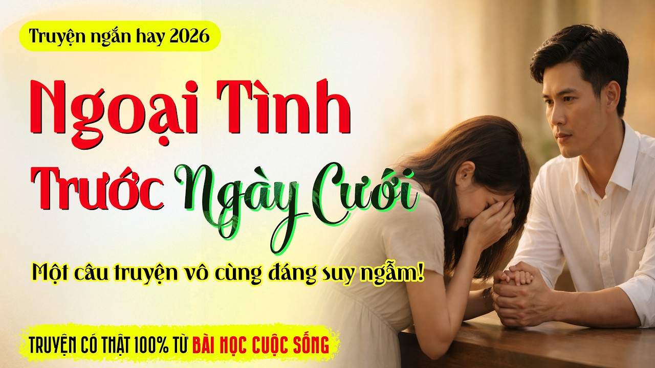 NGOẠI TÌNH TRƯỚC NGÀY CƯỚI - Truyện ngắn có thật từ bài học cuộc sống | Radio Truyện 365
