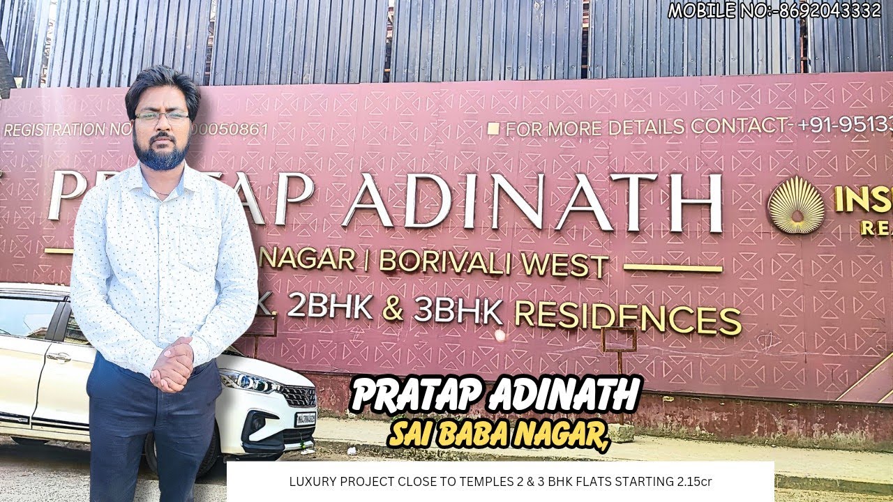 borivali west sai baba nagar best project Pratap adinath