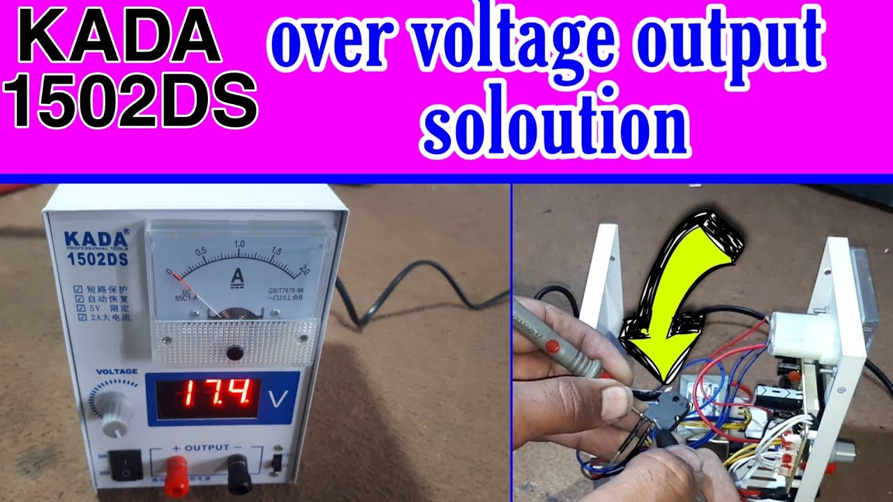 kada 1502ds dc supply over voltage soloution