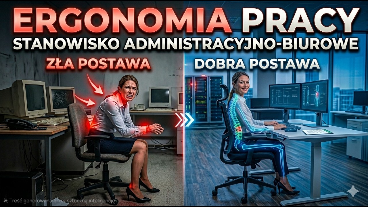 Ergonomia pracy na stanowisku administracyjno - biurowym - Szkolenia BHP - ASEKOR.pl
