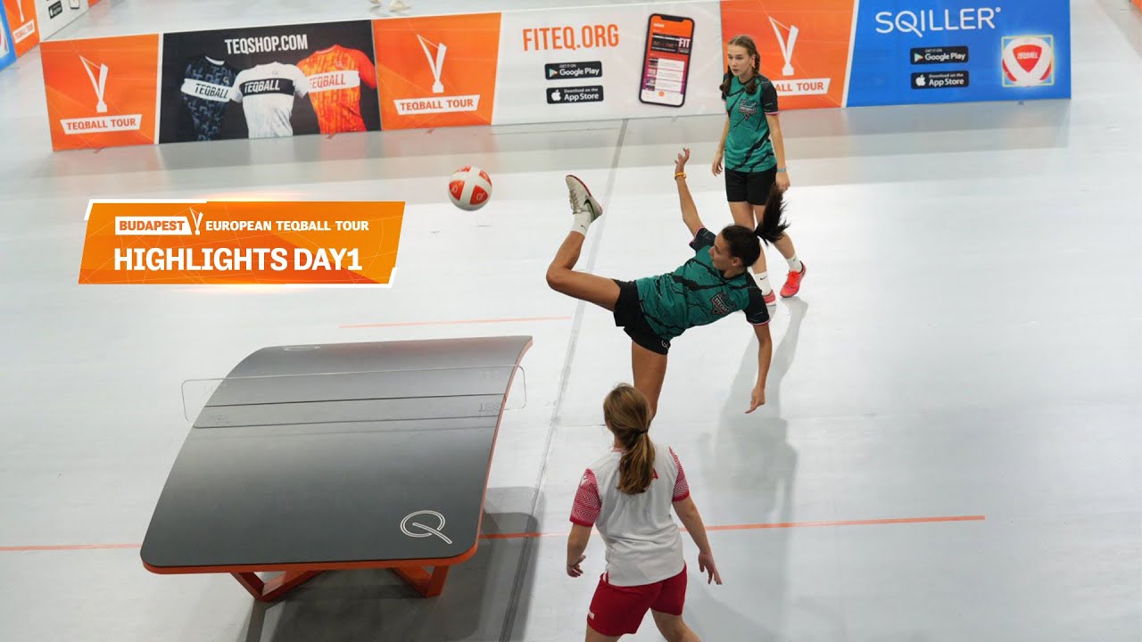 European Teqball Tour - Budapest (Day1, Highlights)