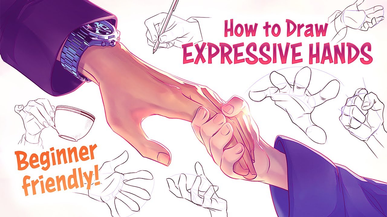 Как легко нарисовать выразительные руки✌️Для начинающих в Clip Studio Paint