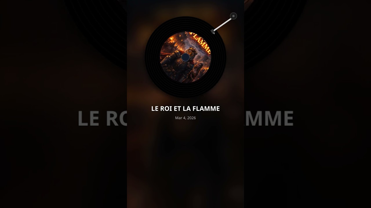 le roi et la flame