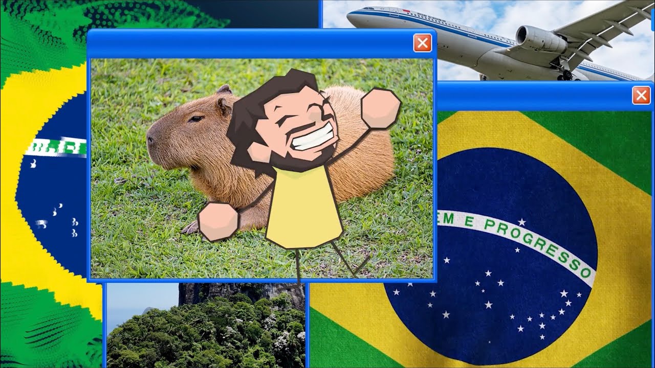 bbno$ - come to brazil (visualizer)