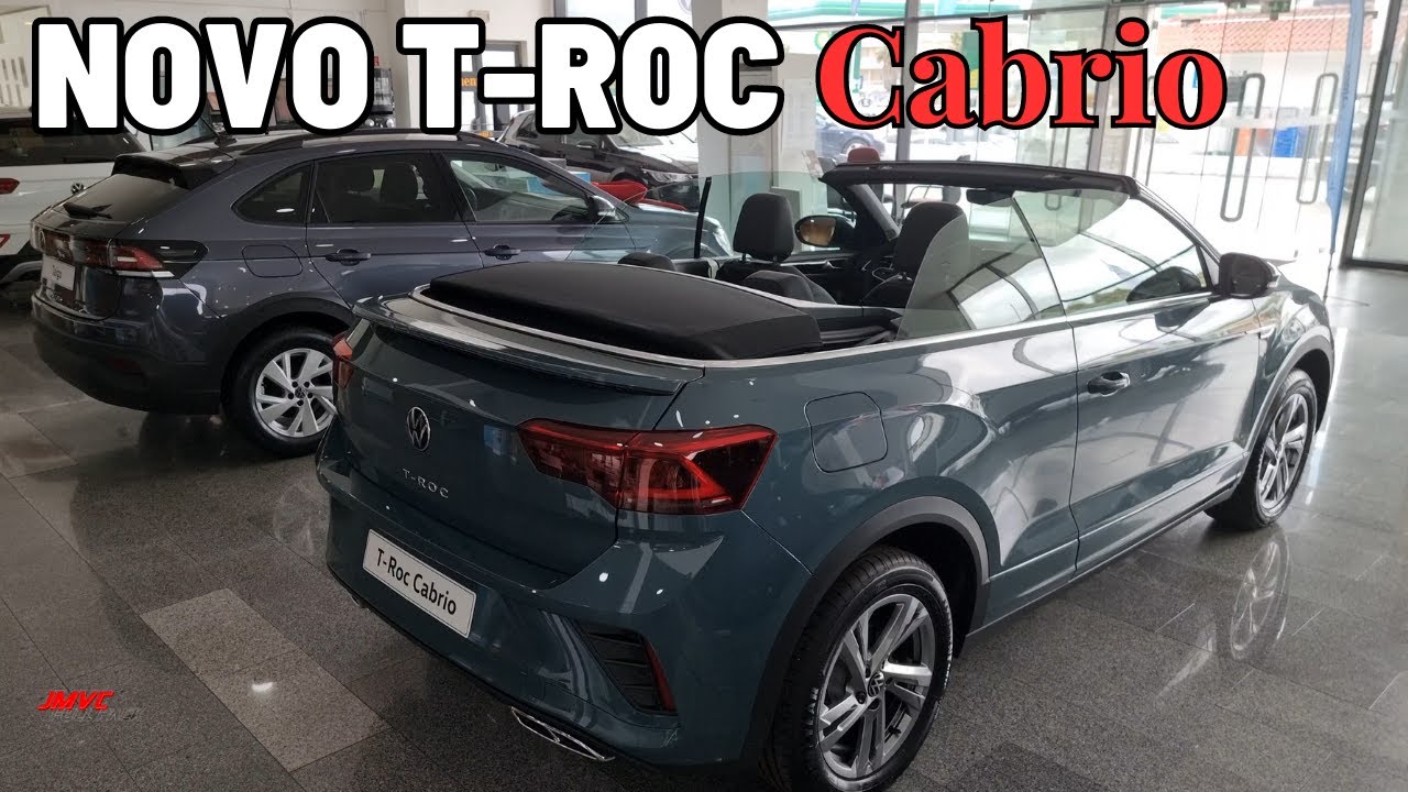 NOVO VOLKSWAGEN T-Roc CABRIO 2022: DE CABELO AO VENTO NUM SUV...
