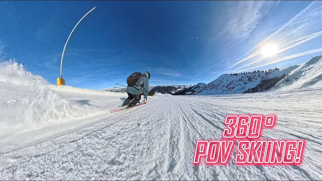 360° POV Skiing in Ellmau, Austria 🇦🇹 | This angle.. (Insta360 X5)