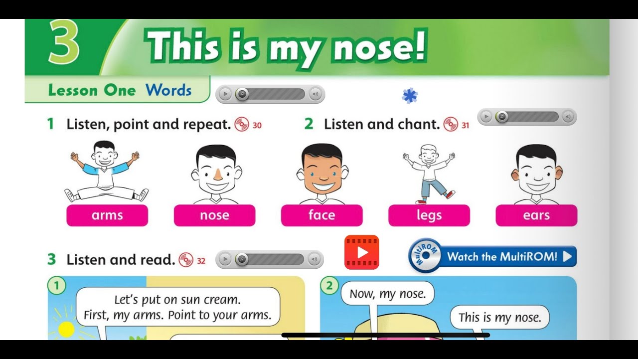 Family and Friend 1 - Lesson 3- This is my nose
