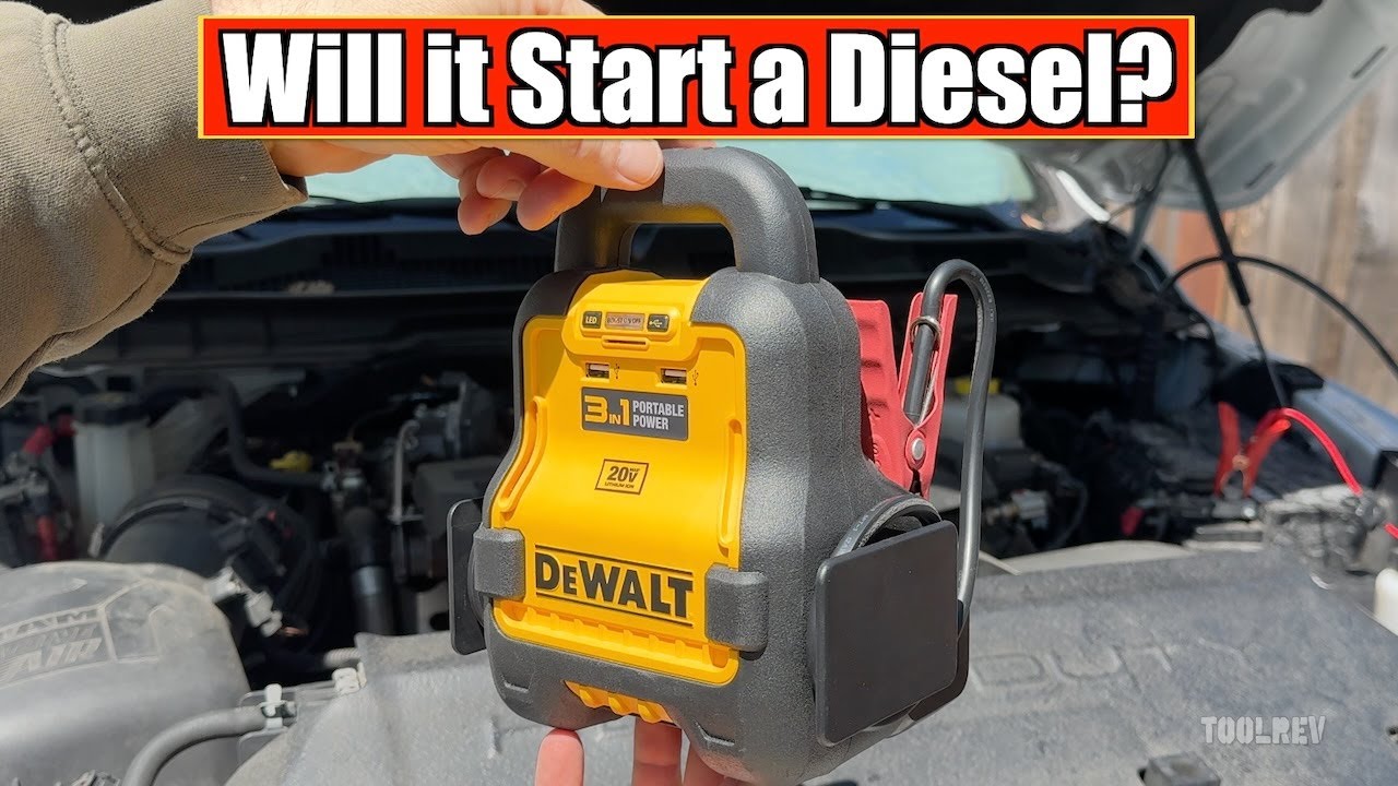 Can this DeWalt 20V Battery Booster Start my Diesel Truck?