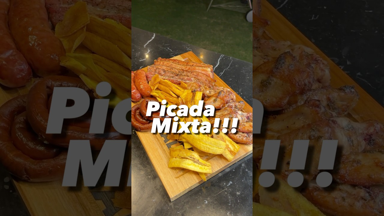 Picada mixta #picadas #costillasdecerdo #ribs #chorizo #receta #food #machocarnivoro
