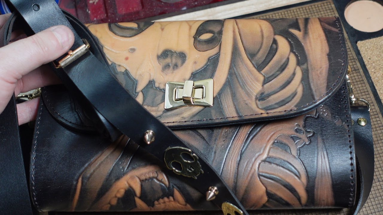 Turning a womans tattoo into a handmade bag.