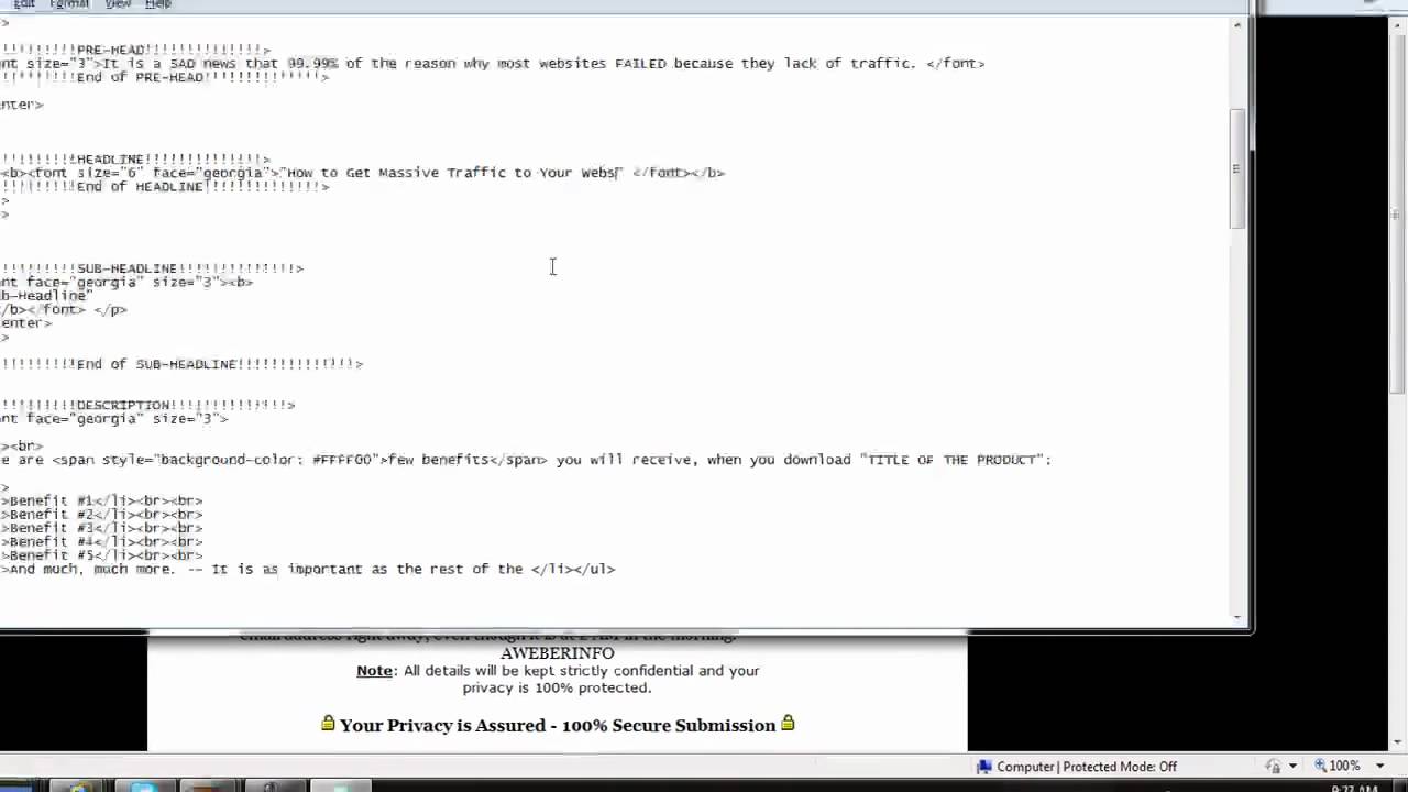 Capture Page Secrets -- Henry Gold