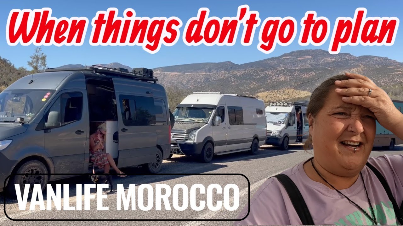 Поломка, шальной ветер и сплочение сообщества VANLIFE — Марокко