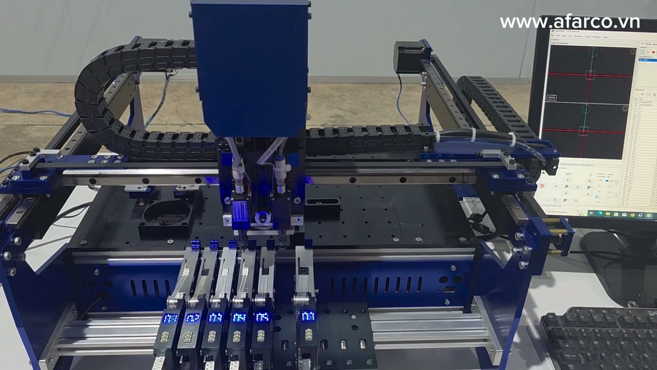 Desktop Pick and Place Machine based on OpenPnP works practically with high accuracy | #OpenPnP