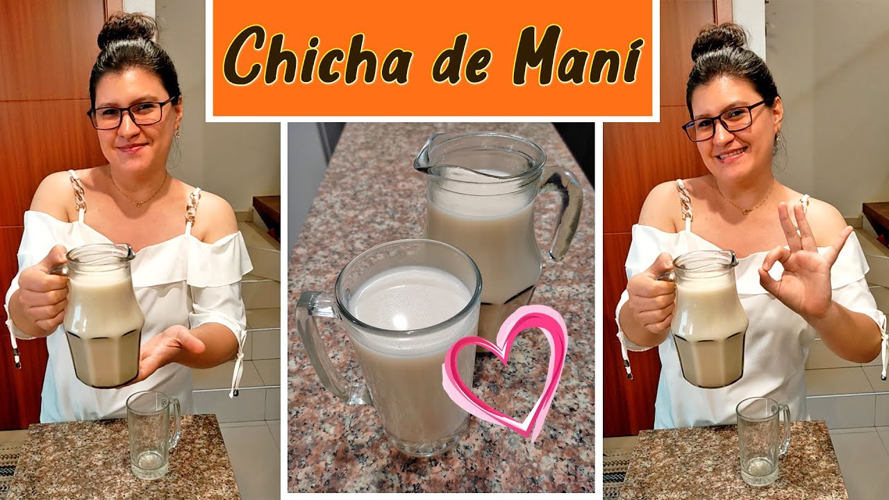 CHICHA DE MANÍ | Receta BOLIVIANA | 2 Ingredientes