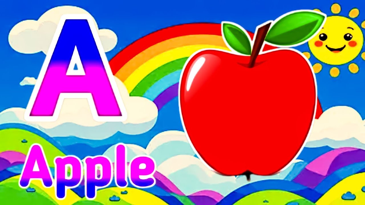 Phonics Song 2 with TWO Words in 3D - A For Airplane - ABC Alphabet Songs & Sounds