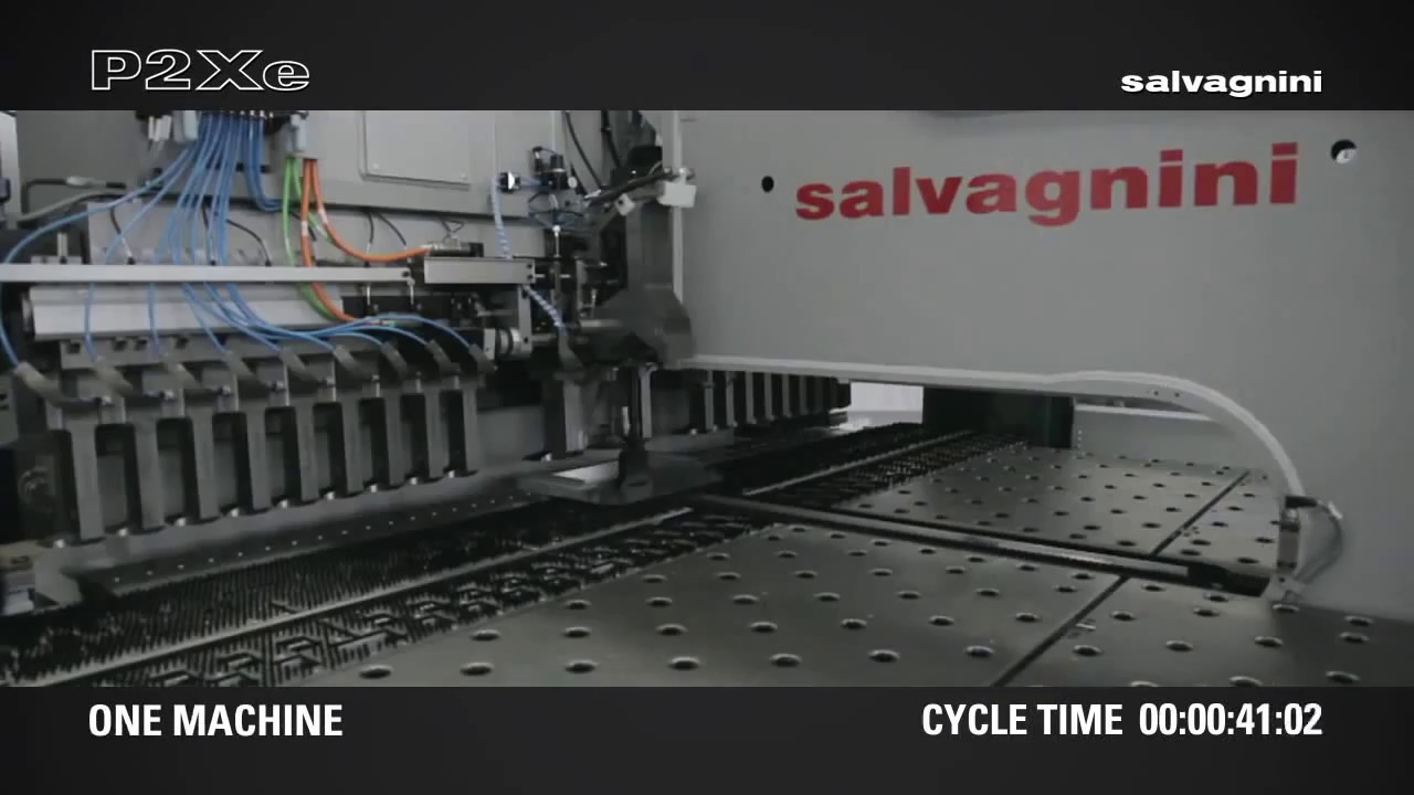 Salvagnini P2Xe panel bender   Craftbox kit production
