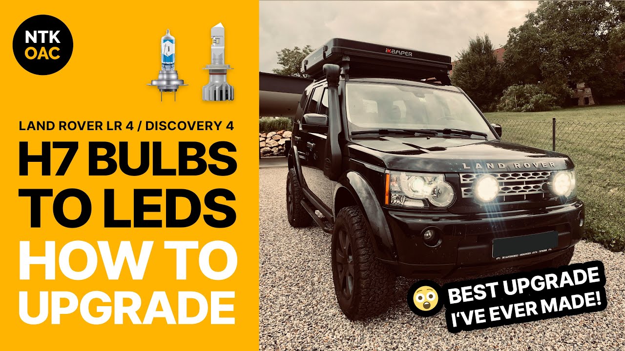 BAD Light? Upgrade Headlights To LED! Land Rover Discovery 4 / LR4