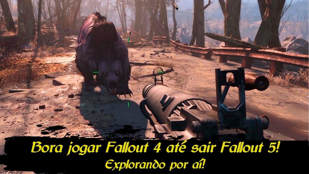 Bora jogar Fallout 4 até sair Fallout 5 - Procurando encrenca por aí
