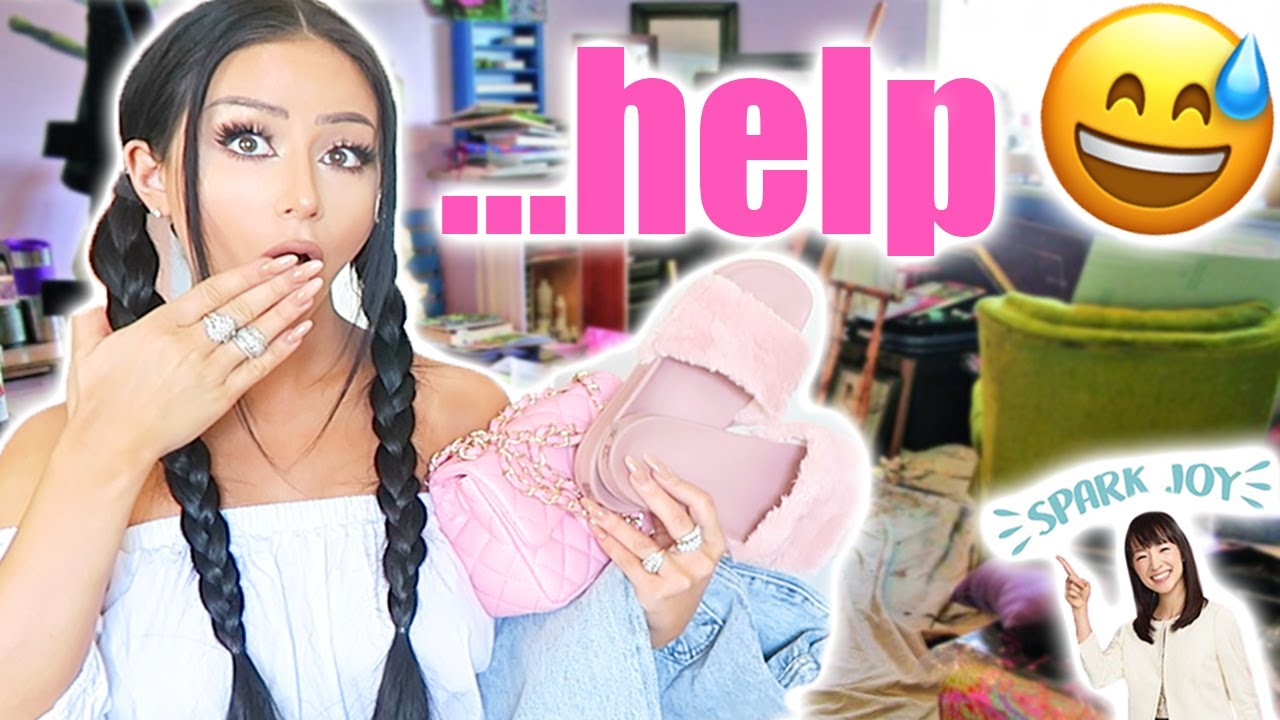 CLEANING MY ROOM! (a mess lol)