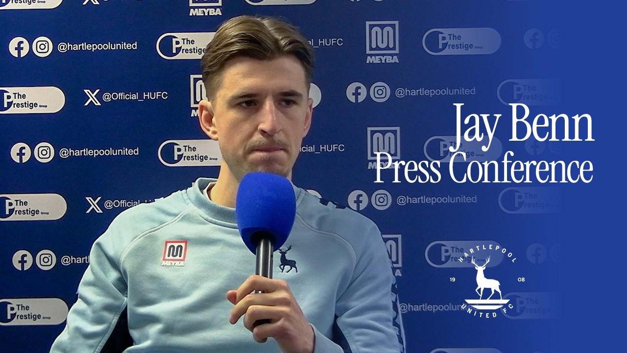 Jay Benn | Pre-FC Halifax Town Press Conference