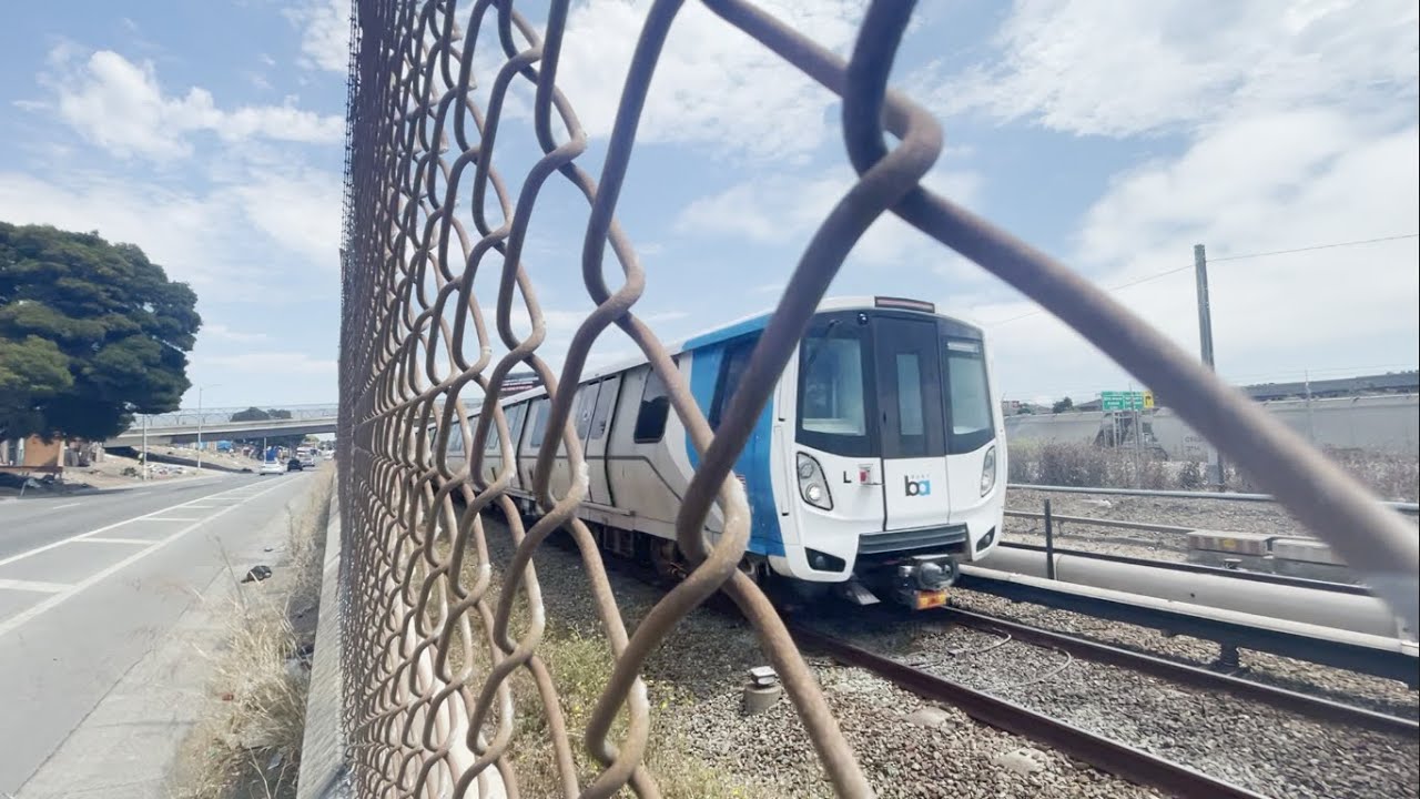 High Speed BART Trains in Oakland
