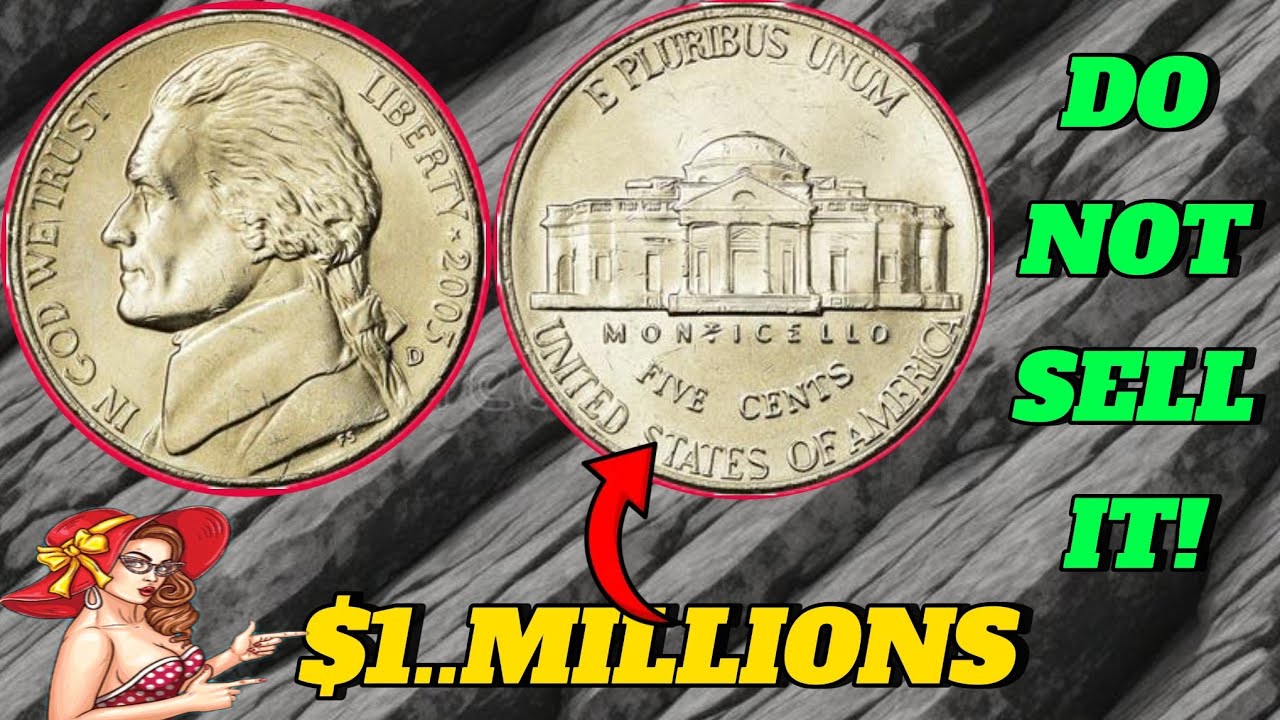 Most valuable Jefferson nickel five cent rare coin worth big money