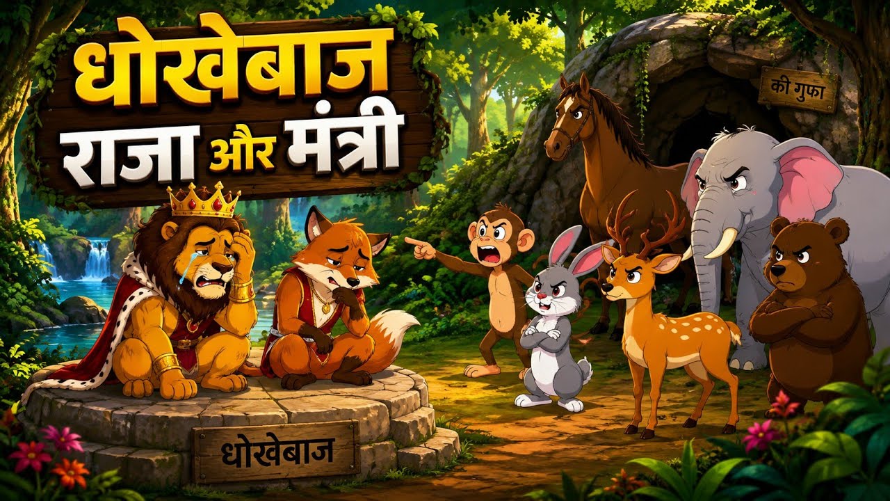 धोखेबाज राजा और मंत्री | Dhokhebaz Raja Aur Mantri | Hindi Moral Story