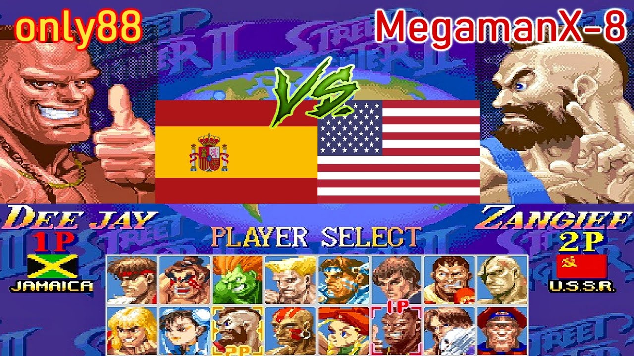 Super Street Fighter II X: Grand Master Challenge - only88 vs MegamanX-8