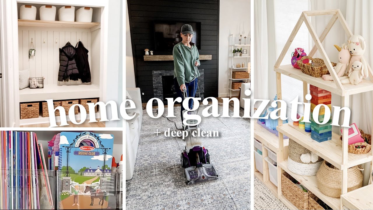 HOME ORGANIZATION AND CLEAN WITH ME | Organization and Cleaning Motivation 2023