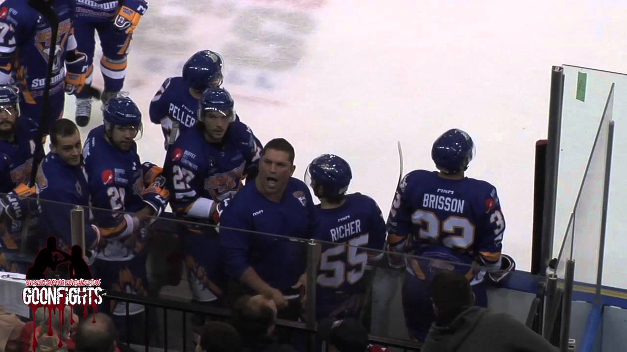 Dannick Lessard Salutes the fans of Cornwall, LNAH style October 10th 2014