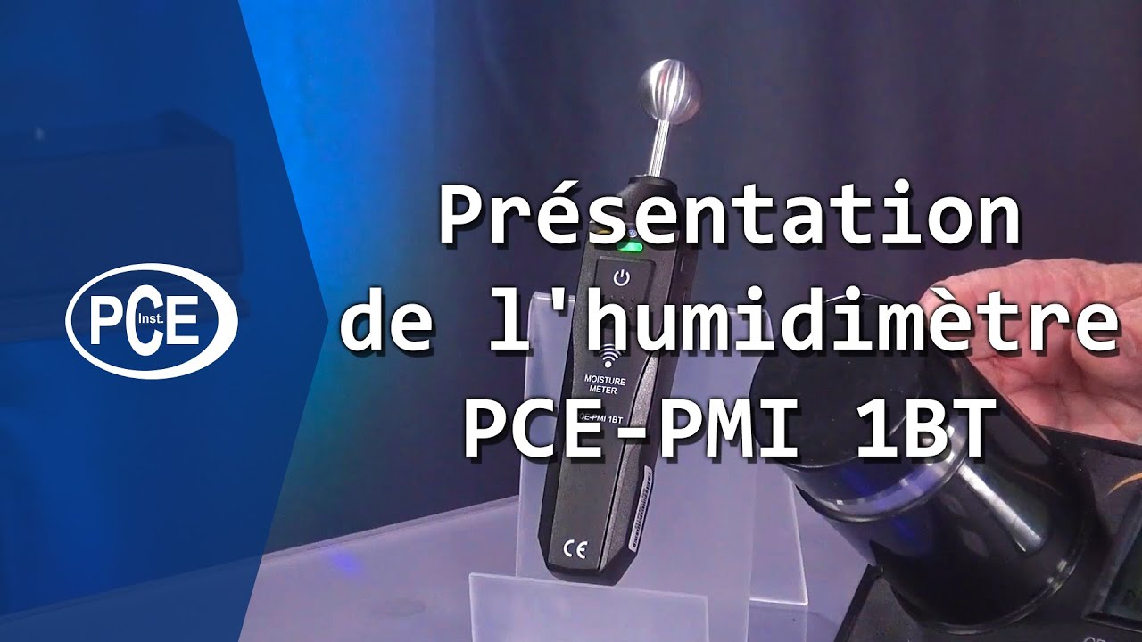 Pr&eacute;sentation de l'humidim&egrave;tre d'humidit&eacute; absolue PCE-PMI 1BT | #pceinstruments