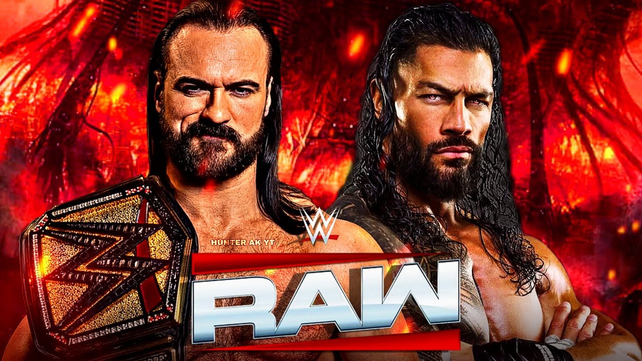 Roman Reigns vs. Drew Mcintyre(c) WWE Raw Netflix Undisputed WWE Championship - FULL MATCH 