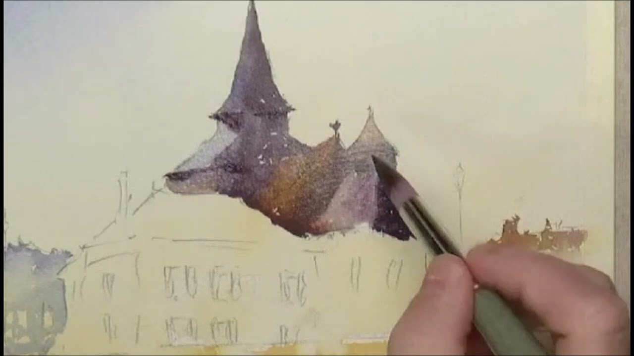 Это лучший способ покраски зданий.
